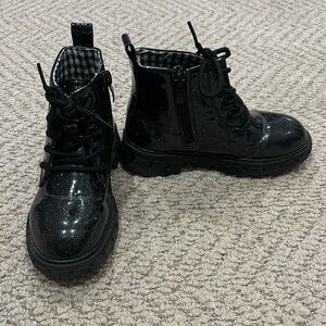 Barely worm Black Glitter Boots Size 29